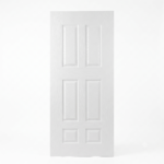 Puerta de Madera Blanca 6 Paneles 90x210