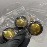 Efecto espejo dorado